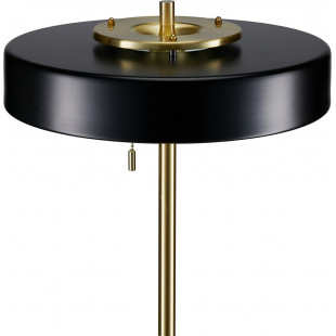 Lampa podłogowa ARTDECO czarno - złota 162 cm