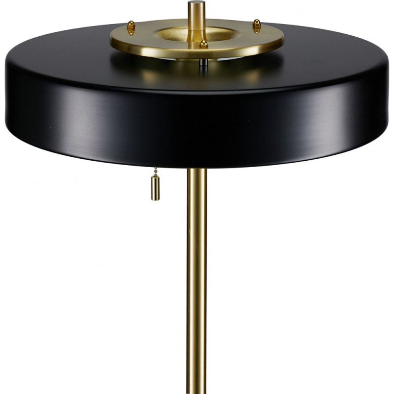 Lampa podłogowa ARTDECO czarno - złota 162 cm