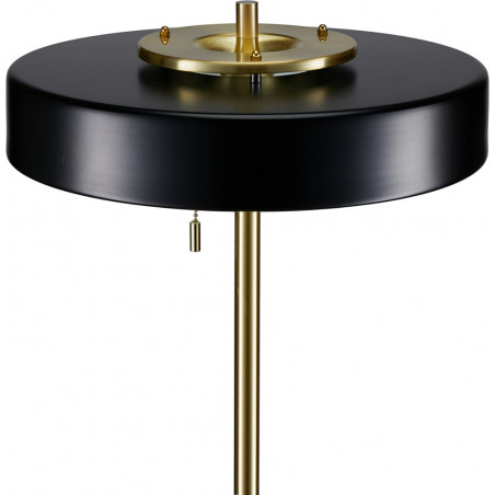 Lampa podłogowa ARTDECO czarno - złota 162 cm