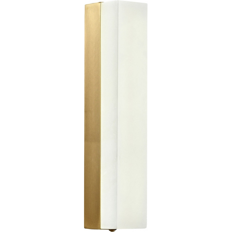 Lampa ścienna BLOCK biały marmur i mosiądz 40 cm Lampa ścienna BLOCK biały marmur i mosiądz 40 cm