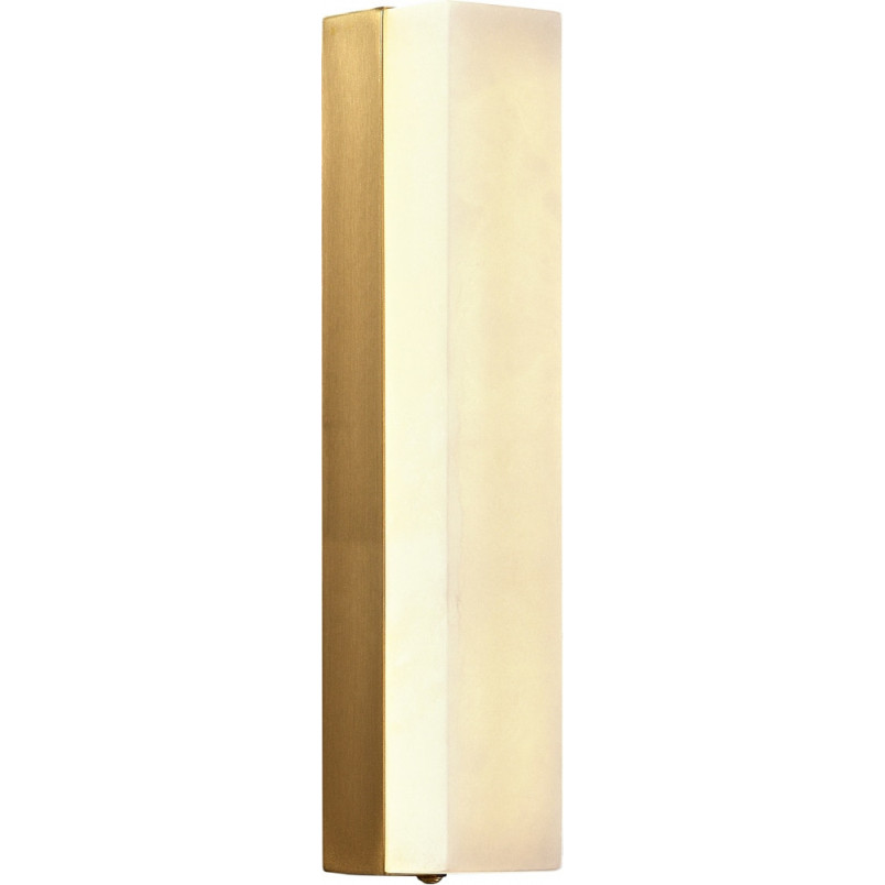 Lampa ścienna BLOCK biały marmur i mosiądz 40 cm