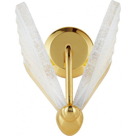Lampa ścienna BEE LED złota 22 cm 