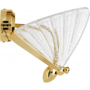Lampa ścienna BEE LED złota 22 cm 