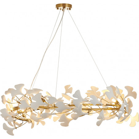 Lampa wisząca BOTANIKA złoto biała 100 cm