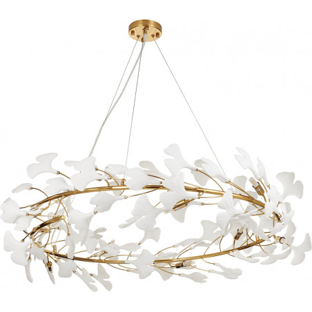 Lampa wisząca BOTANIKA złoto biała 100 cm