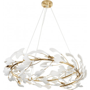 Lampa wisząca BOTANIKA złoto biała 80 cm