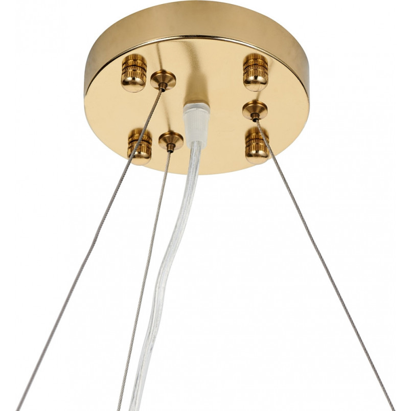 Lampa wisząca BOTANIKA złoto biała 80 cm