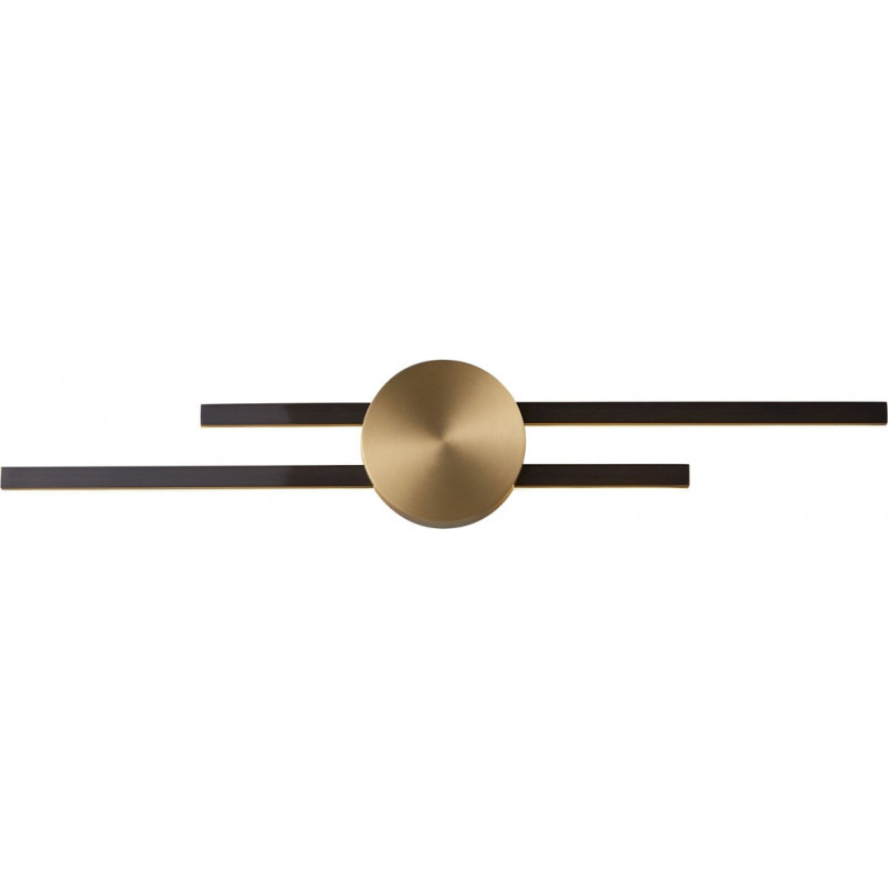 Lampa ścienna CENTRO LED czarna 64 cm