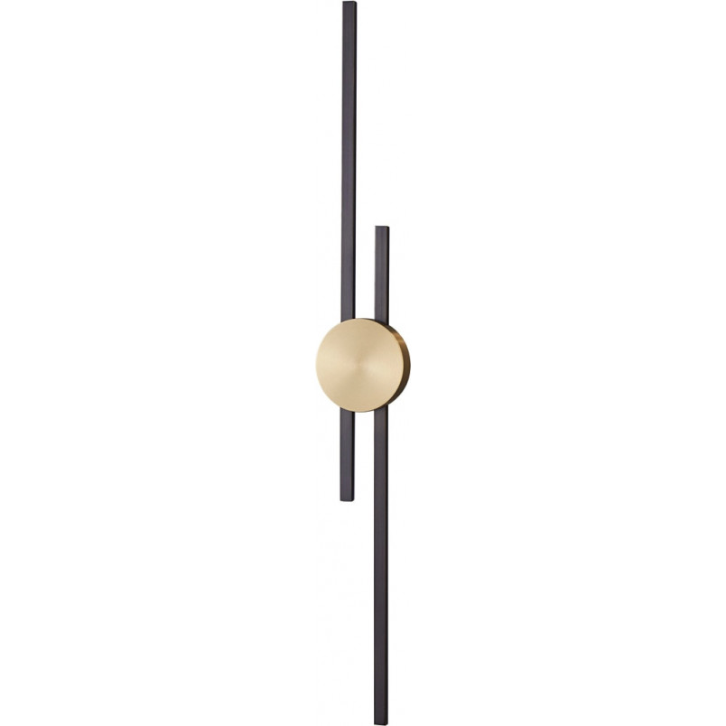 Lampa ścienna CENTRO czarna 92 cm