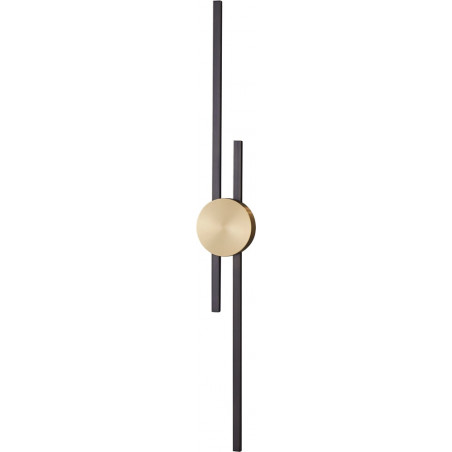 Lampa ścienna CENTRO czarna 92 cm