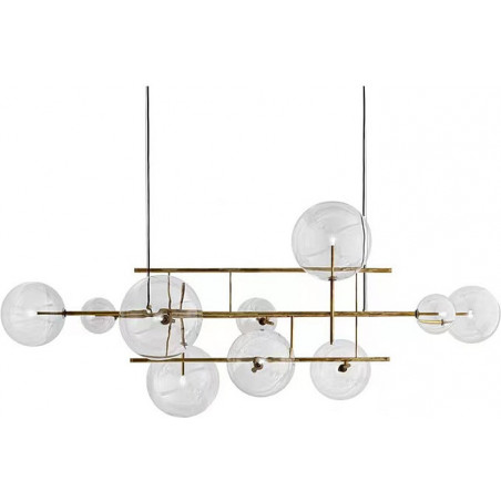 Lampa wisząca CHARM mosiądz 200 cm 