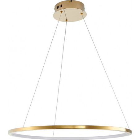 Lampa wisząca CIRCLE SLIM 60 LED złoty 60 cm