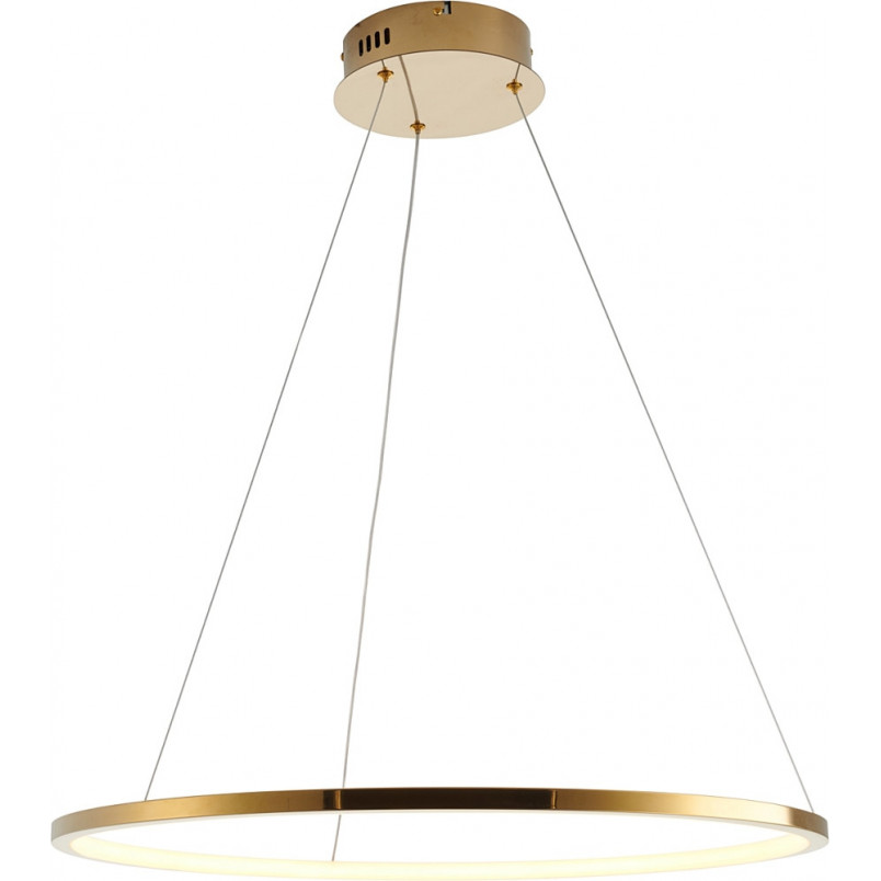Lampa wisząca CIRCLE SLIM 60 LED złoty 60 cm