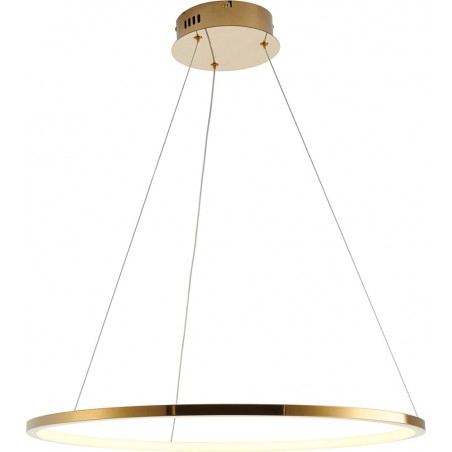 Lampa wisząca CIRCLE SLIM 60 LED złoty 60 cm