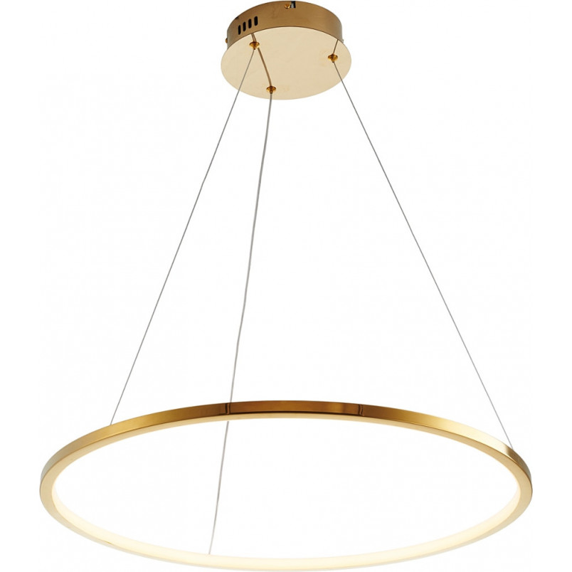 Lampa wisząca CIRCLE SLIM 60 LED złoty 60 cm