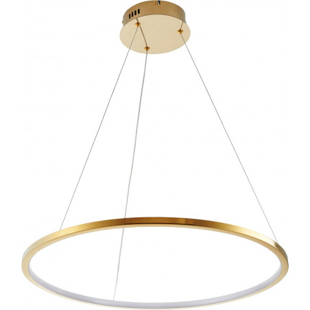 Lampa wisząca CIRCLE SLIM 60 LED złoty 60 cm