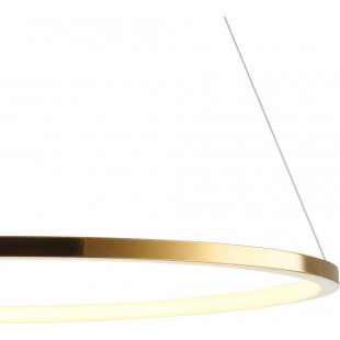 Lampa wisząca CIRCLE SLIM 60 LED złoty 60 cm