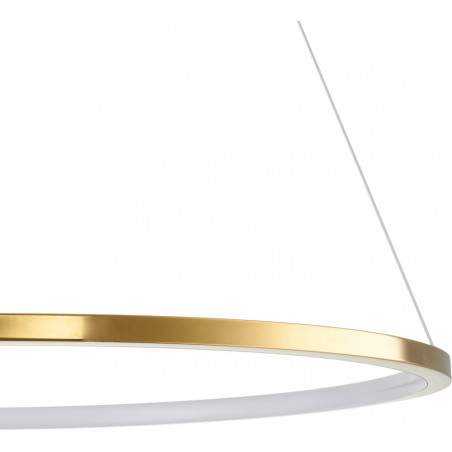 Lampa wisząca CIRCLE SLIM 60 LED złoty 60 cm