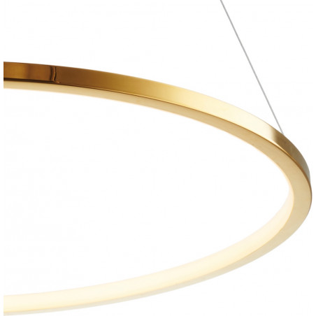 Lampa wisząca CIRCLE SLIM 60 LED złoty 60 cm