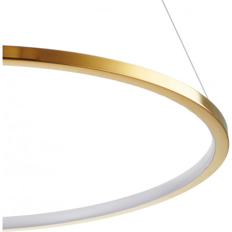 Lampa wisząca CIRCLE SLIM 60 LED złoty 60 cm