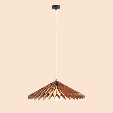 Lampa wisząca drewniana Nature Sun 69cm Aldex