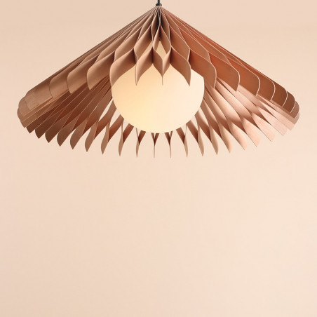 Lampa wisząca drewniana Nature Sun 58cm Aldex
