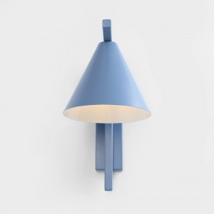 Kinkiet stożek Form dusty blue Aldex