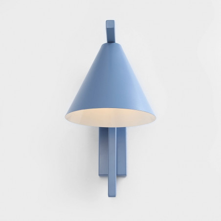 Kinkiet stożek Form dusty blue Aldex