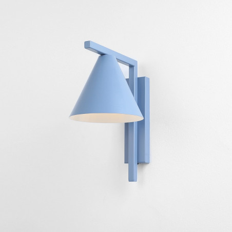 Kinkiet stożek Form dusty blue Aldex