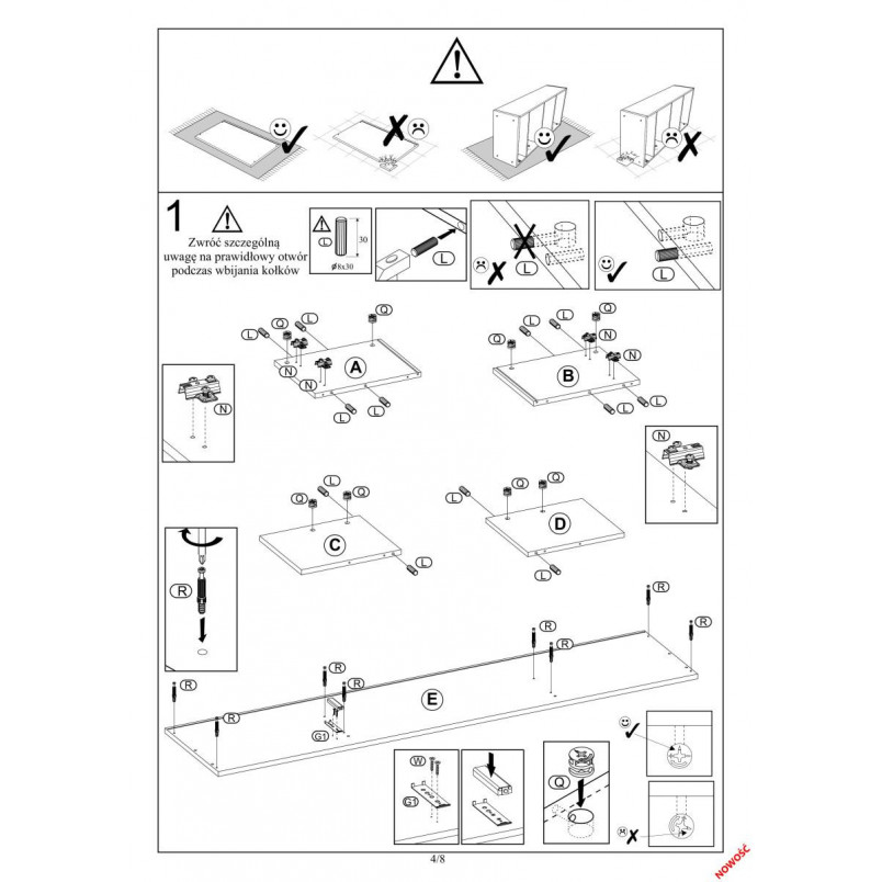 Szafka rtv na nóżkach z lamelami Lamino 180x40cm dąb craft/czarny Halmar