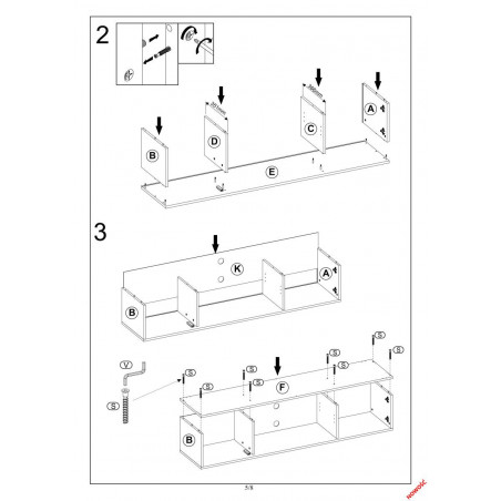 Szafka rtv na nóżkach z lamelami Lamino 180x40cm dąb craft/czarny Halmar