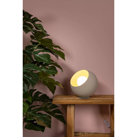 Lampa kula na stolik nocny Doredos 20cm kremowa Lucide