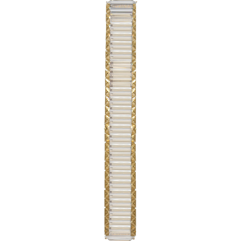 Kinkiet kryształowy glamour Queen LED II 60cm przeźroczysty / złoty