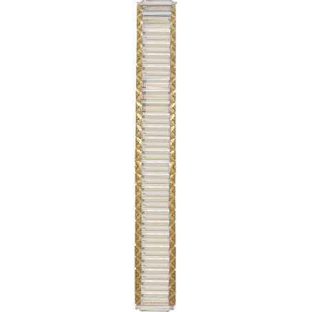 Kinkiet kryształowy glamour Queen LED II 60cm przeźroczysty / złoty