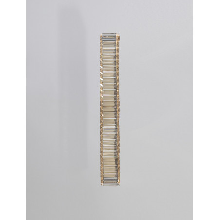 Kinkiet kryształowy glamour Queen LED II 60cm przeźroczysty / złoty