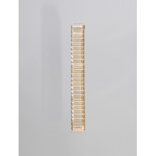 Kinkiet kryształowy glamour Queen LED II 60cm przeźroczysty / złoty