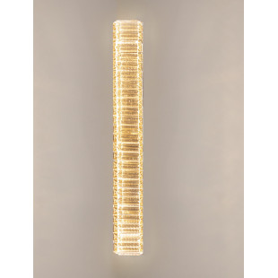 Kinkiet kryształowy glamour Queen LED II 60cm przeźroczysty / złoty