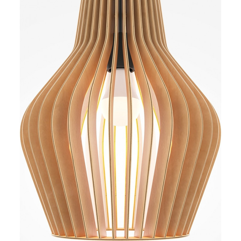Lampa wiszące ze sklejki Roots I 30cm Maytoni