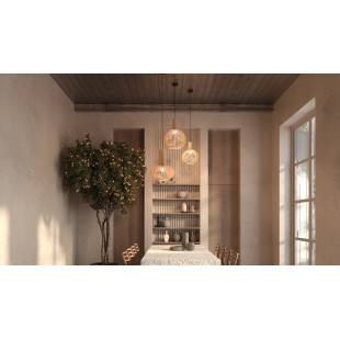Lampa wiszące ze sklejki Roots I 30cm Maytoni