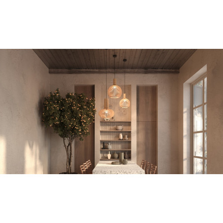 Lampa wiszące ze sklejki Roots I 30cm Maytoni
