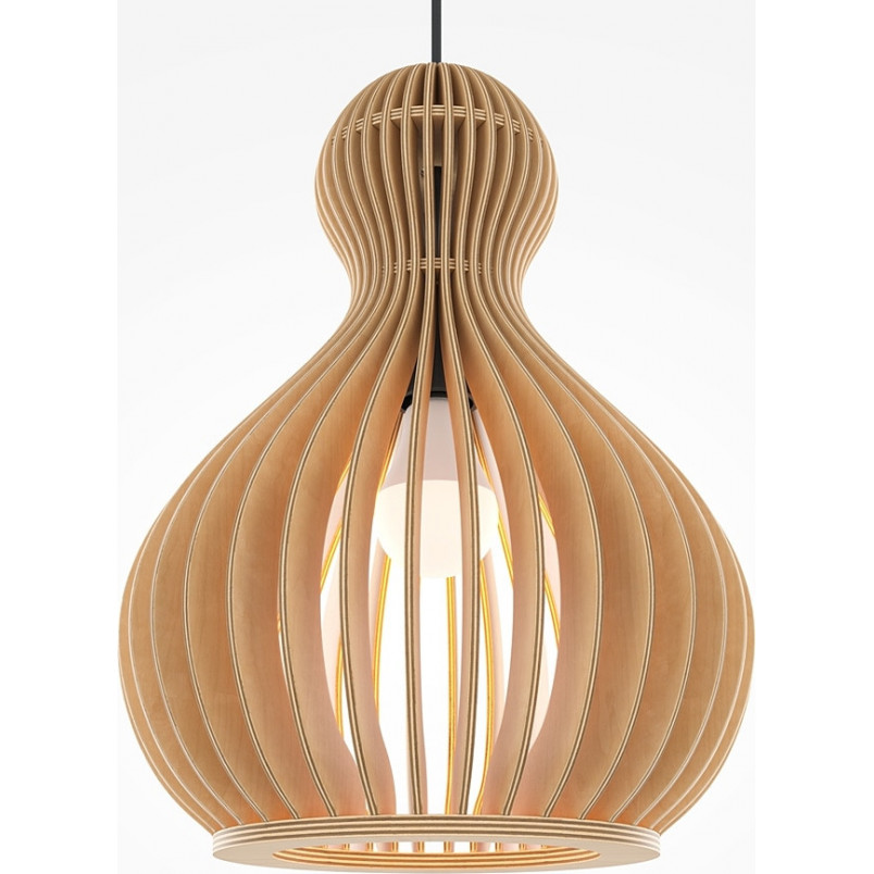 Lampa wiszące ze sklejki Roots II 30cm Maytoni