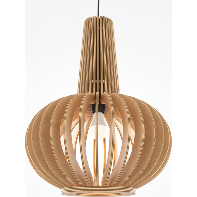 Lampa wiszące ze sklejki Roots III 35cm Maytoni