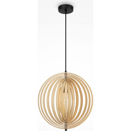 Lampa wisząca kula drewniana Roots 43cm Maytoni