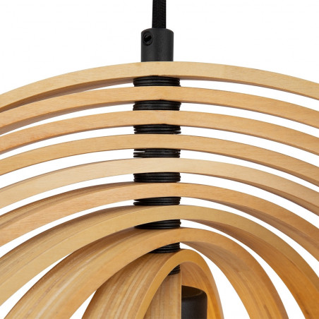 Lampa wisząca kula drewniana Roots 43cm Maytoni