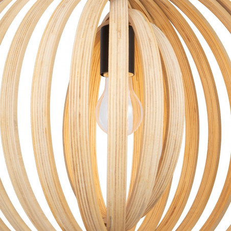 Lampa wisząca kula drewniana Roots 50cm Maytoni