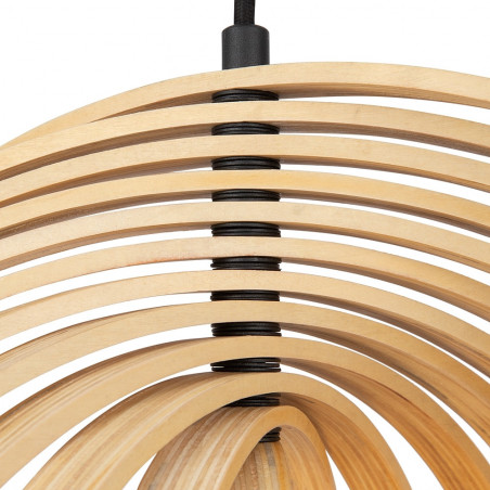 Lampa wisząca kula drewniana Roots 50cm Maytoni