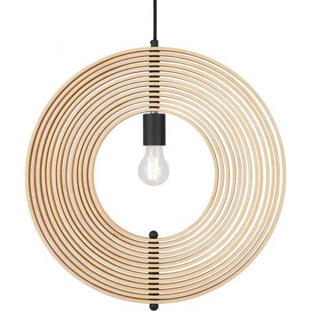 Lampa wisząca kula drewniana Roots 50cm Maytoni