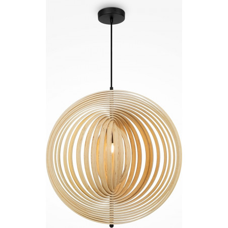 Lampa wisząca kula drewniana Roots 60cm Maytoni