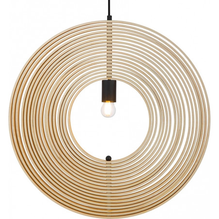 Lampa wisząca kula drewniana Roots 60cm Maytoni