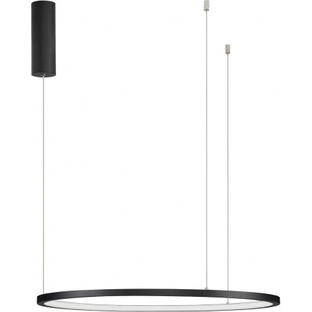 Lampa wisząca nowoczesna okrągła Cirkel LED 60cm czarna